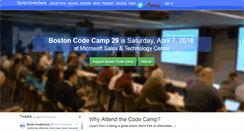 Desktop Screenshot of bostoncodecamp.com