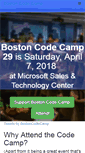 Mobile Screenshot of bostoncodecamp.com