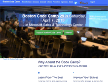 Tablet Screenshot of bostoncodecamp.com